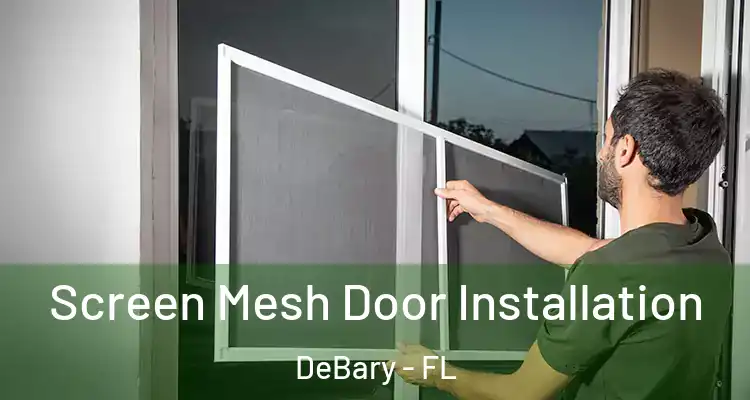  Screen Mesh Door Installation DeBary - FL